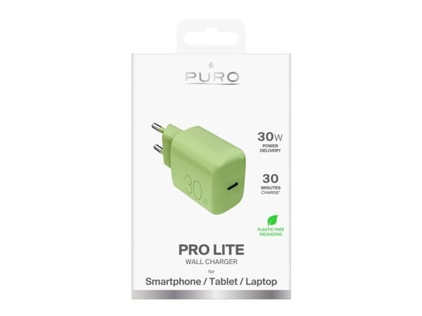 Puro PRO LITE seinälaturi 1xUSB-C, 30W