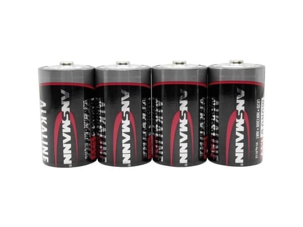 ANSMANN Mono D - Batteri 4 x LR20 - alkaliskt