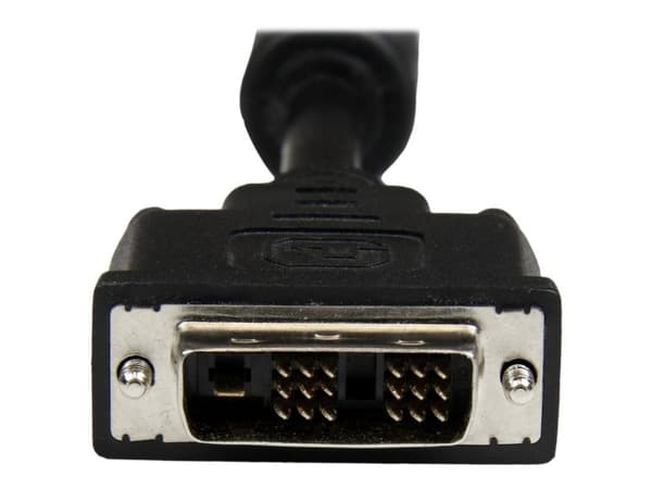 StarTech.com 5m DVI-D Single Link Cable - M/M - DVI-kaapeli - enkeltlink - DVI-D (han) til DVI-D (han) - 5 m - formet, tommelskruer - sort