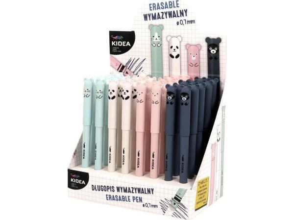 Slettbar penn B-D (40 stk.) KIDEA