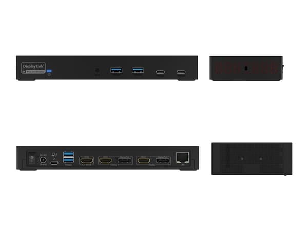 IB-DK2246AC (svart, USB-C, HDMI, DisplayPort)