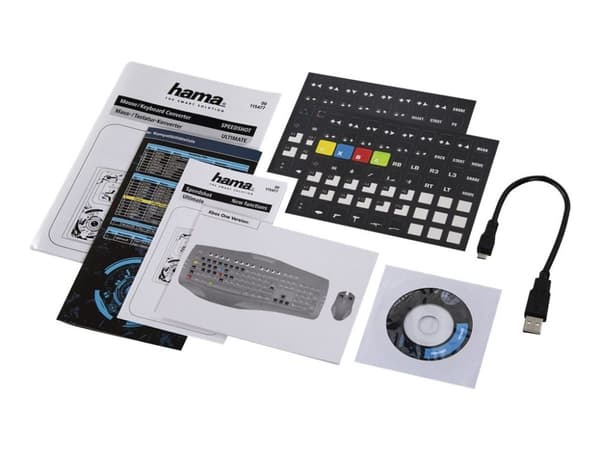 [OUTLET] - Hama "Speedshot Ultimate" - Spil-indgangsadapter - USB - grå