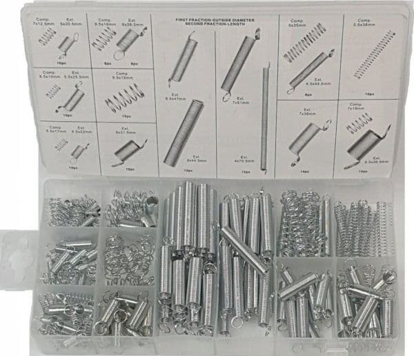 Silver klemper 200 stk MIX/SILVER