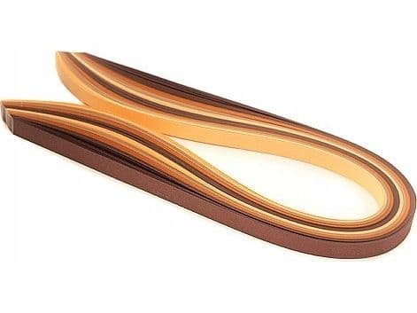 Quillingstrimler 5 mm x 50 cm brun 100 stk. |