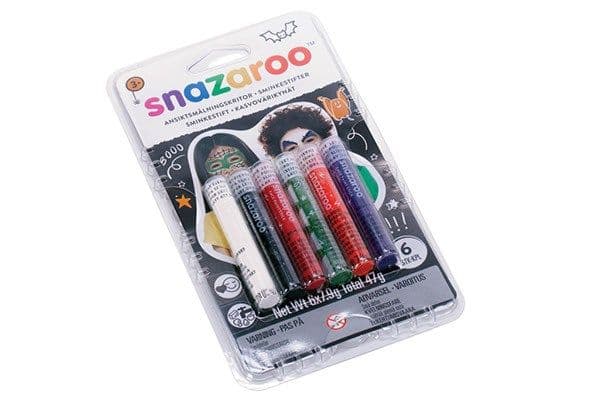 Sminkfärgkritor 6 st Halloweenfärger