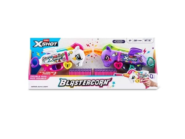 XSHOT Blastercorn White and Purple Pack