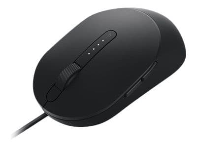DELL MS3220, Molempikätinen, Laser, USB A-tyyppi, 3200 DPI, 2 ms, Musta