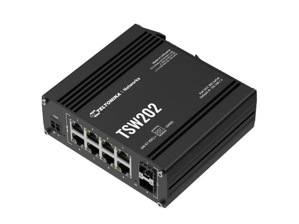 TSW202 PoE+ managed switch – ingen PSU inkludert