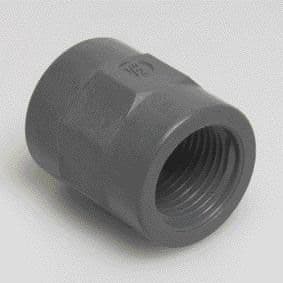 AL-KO Muffe m. 2 x 1" indvendigt gevind