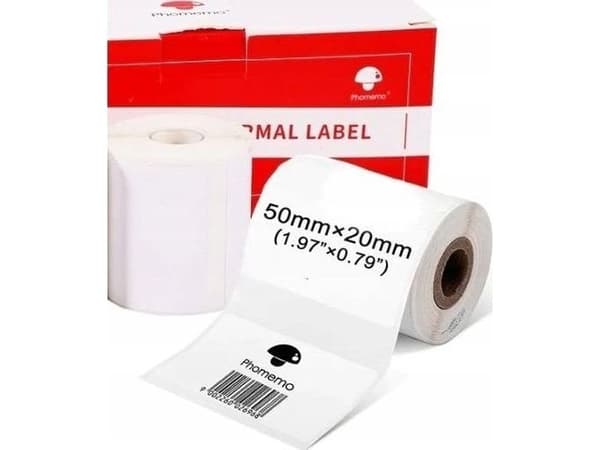 Phomemo tarrapaperi 320x tarra 50x20mm Phomemo M110 M120 M200 M220 M221 / XP5020-320
