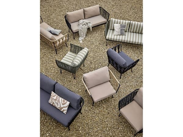 BLOOMINGVILLE Pavone Sofa, Sort, Metal
