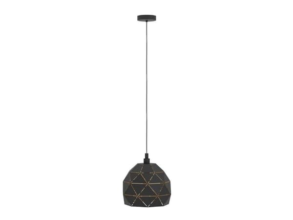 EGLO ROCCAFORTE PENDEL Ø300 SVART/GULD