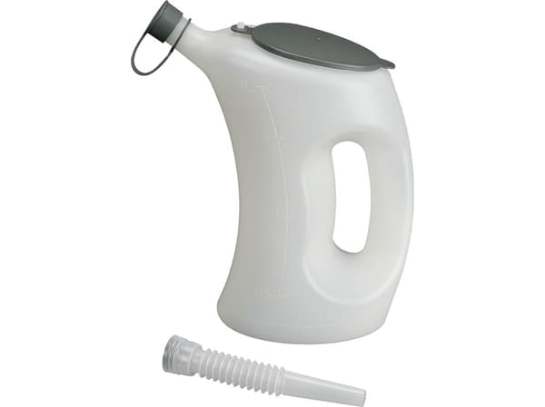 Pressol Lid mätbehållare-FLA-PE, vit, transparent, 2 l