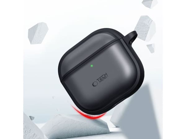 Tech-Protect silikondeksel til AirPods Pro 3 - matt svart