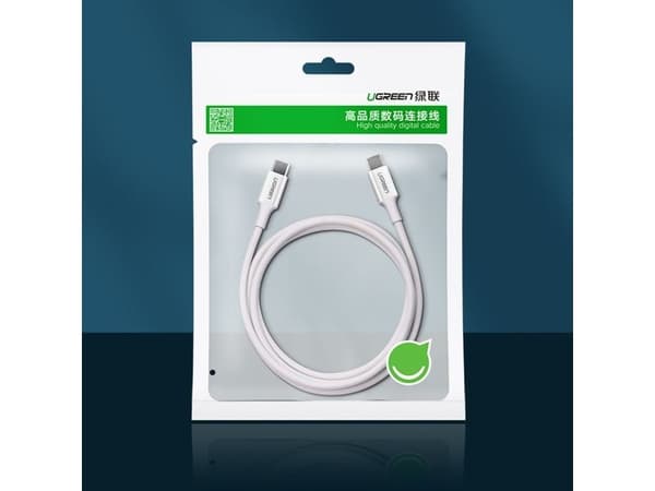Ugreen 60518, 1 m, USB C, USB C, USB 2.0, 480 Gbit/sek., Hvit