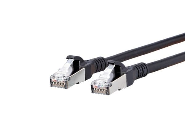 BTR NETCOM Cat6A, 7m, 7 m, Cat6a, RJ-45, RJ-45, Sort