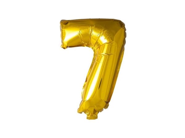 Gull konfetti-/ballonger 41 cm