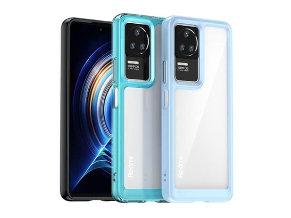 Outer Space Case Xiaomi Poco F4 5G case with flexible frame black