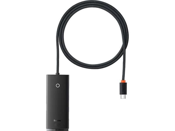 HUB USB Baseus Lite -sarja 1 x USB-C + 4 x USB-A 3.0 (WKQX030401)