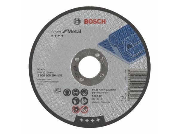 Bosch LEIKKAUSSAHA Ø125X2,5MM METALLI