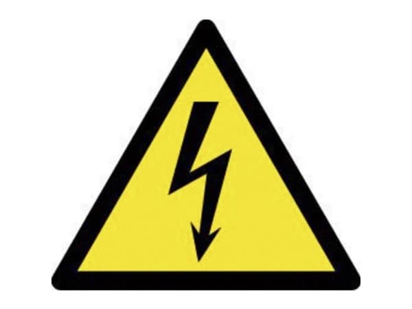 Varningsskylt varning för elektrisk spänning (1 st)