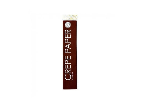 Crepe papir, Brun