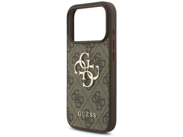 Guess 4G Big Logo Case for iPhone 17 Pro - Brown