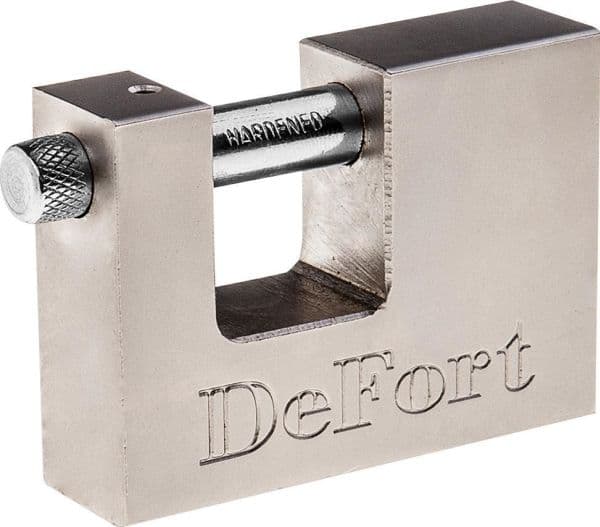 Defort cylinderlås 70 mm, 3 nycklar