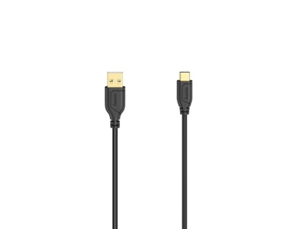 Hama 00200634 USB-kabel 0,75 m USB 2.0 USB A USB C Svart (00200634)