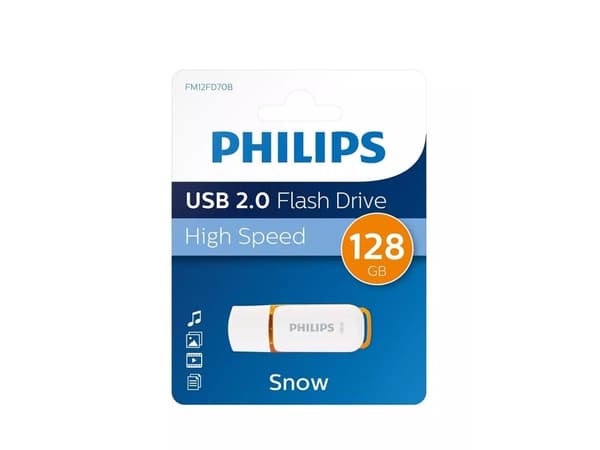 Philips FM12FD70B Snow edition 2.0 - USB flash-enhet - 32 GB - USB 2.0 - snövit