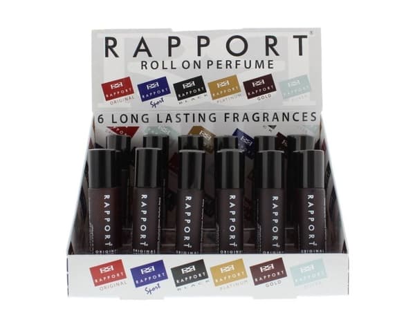 Eden Classic Rapport Original 10ml Roll On Perfume Display Unit 24pcs