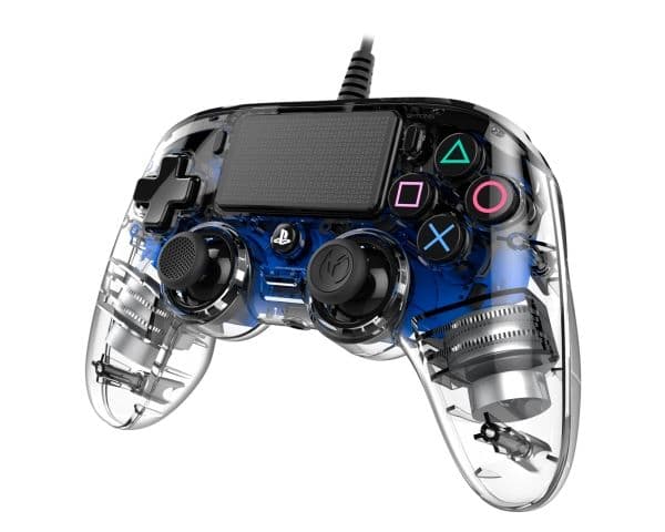 NACON COMPACT - Håndkonsoll - kablet - blå belysning - for PC, Sony PlayStation 4