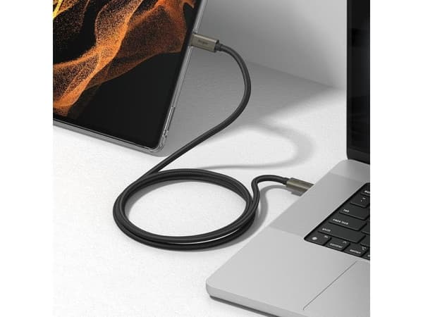 Ringke USB-C 3.2 Gen. PD240W-kabel 100 cm - sort