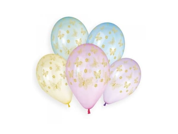 Balloner Sommerfugle 5 stk