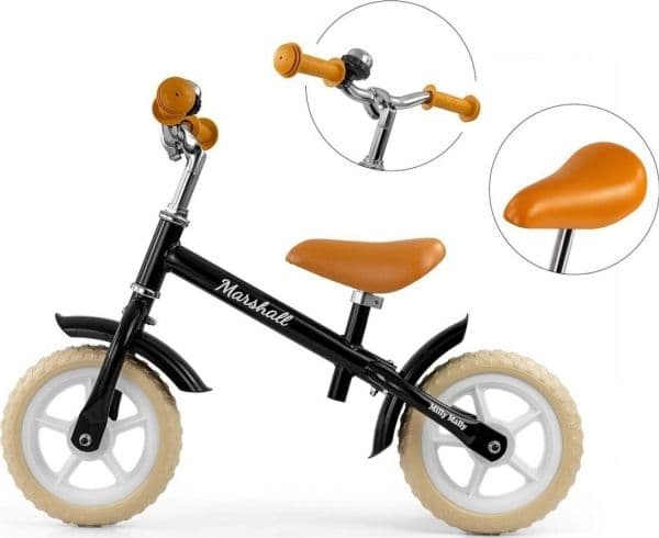 Balansercykel Milly Mally Marshall Black