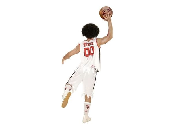 Zombie basketbollspelare dräkt