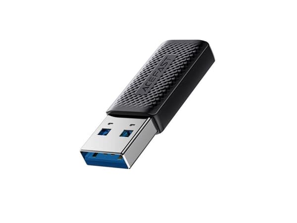 USB-adapter Acefast J2 USB-A till USB-C, svart (6974316283003)