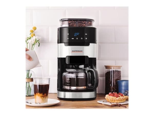 Gastroback Grind & Brew Pro - Kaffemaskin - 12 kopper