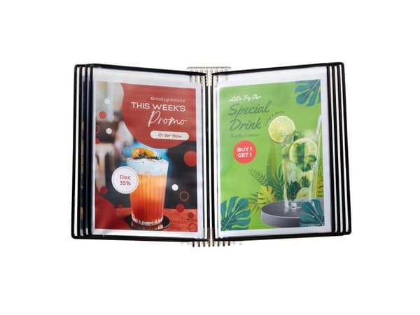 Securit® Disk Flip-display - akryl