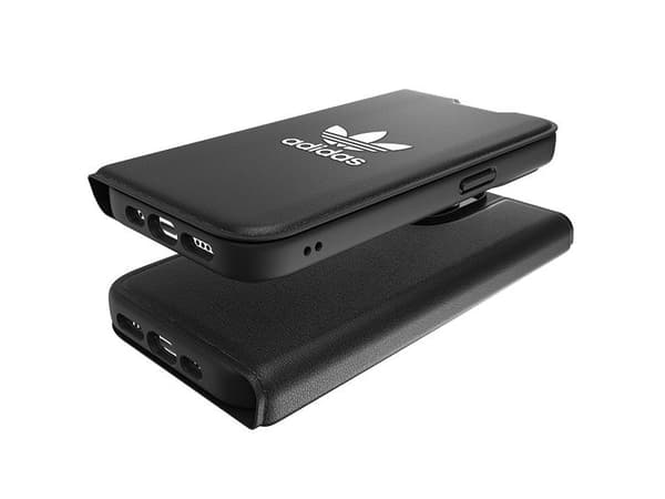 Adidas OR Booklet Case BASIC iPhone 14 Pro 6,1" svart hvit/sort hvit 50182