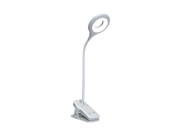 Mini Wozinsky Wireless LED Reading Lamp with Clip + USB-C Cable - White