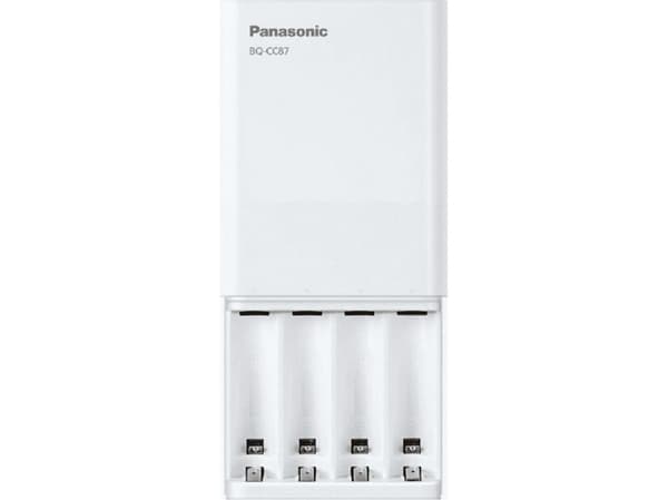 Panasonic eneloop BQ-CC87 - 1,25 - 6 t batterilader - (for 2/4xAA/AAA)