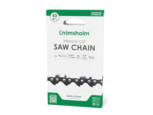 SAW CHAIN PREMIUM 40 DL 3/8 .043/1.1MM