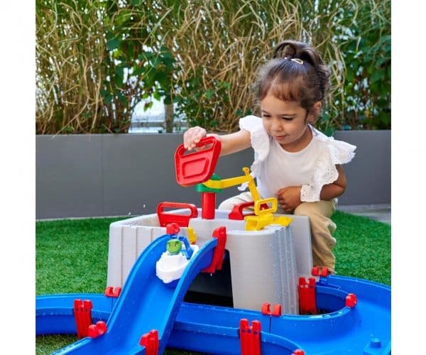 Aquaplay Harbour, Set med vattenleksaker, 3 År, Blå, Grå