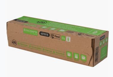 Exacompta 40761E, 55 g/m ^, Vit, 4 cm, papper, 57 mm, 18 m
