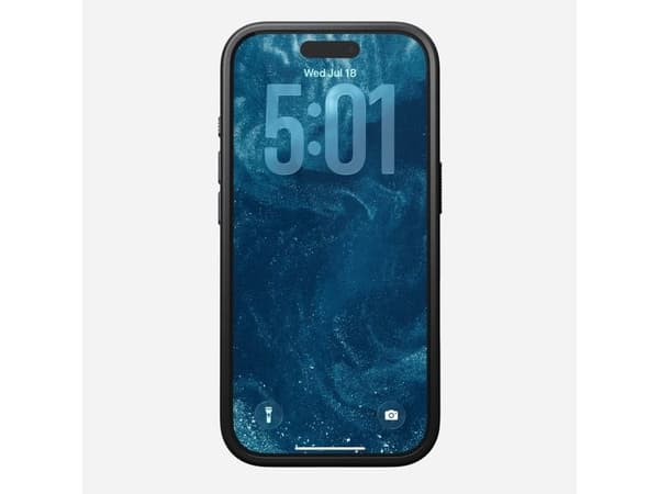 Case Nomad Modern Leather-etui, svart - iPhone 17 Pro