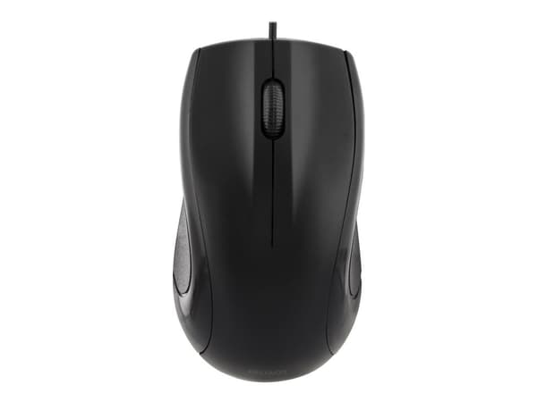 DELTACO MS-711 - Mus - optisk - 3 knapper - kablet - USB 2.0 - svart