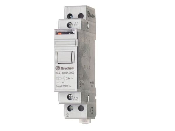 Kiprelæ, 16A, 1 slutte, 24V DC