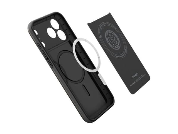 Spigen ACS10339, Suojus, Apple, iPhone 17, 16 cm (6.3"), musta