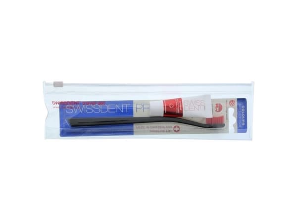 Swissdent Colors Toothbrush Black Red